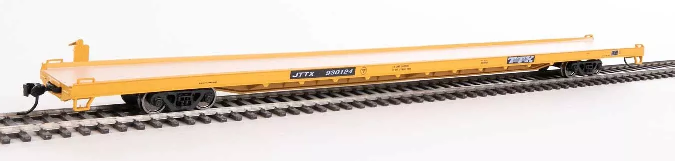 Walthers Mainline 910-5724 HO Scale 89' Channel Side Flatcar Trailer Train JTTX 930124