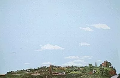 Walthers Scenemaster 949-716 HO Scale Background Scene 24 x 36"60 x 90cm - Instant Horizons(TM) -- Country to City