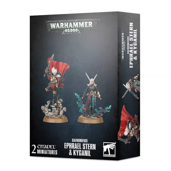 Warhammer 40,000 Daemonifuge Ephrael Stern And Kyganil Set