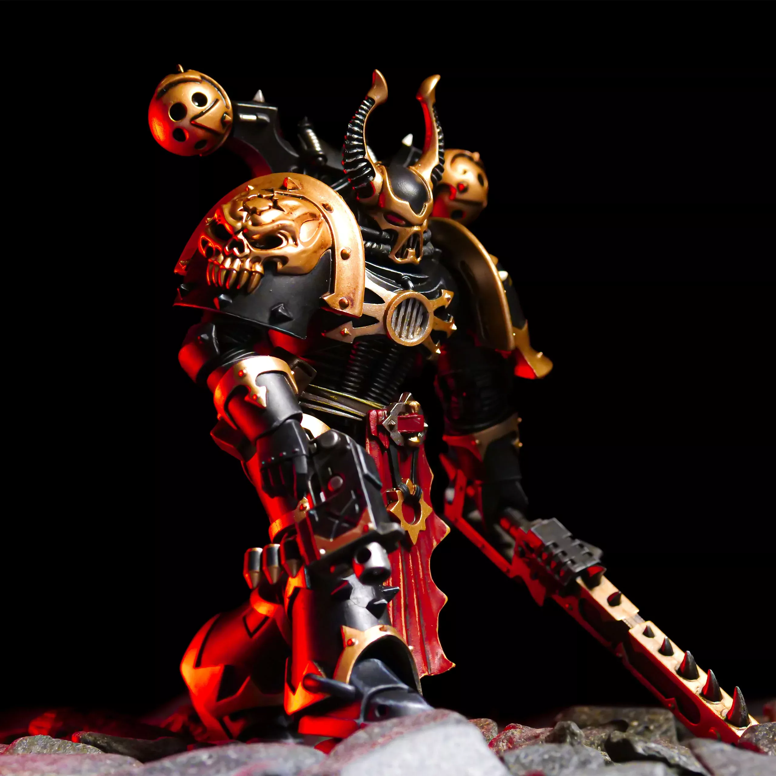 Warhammer 40k - Black Legion Brother Talas Action Figure