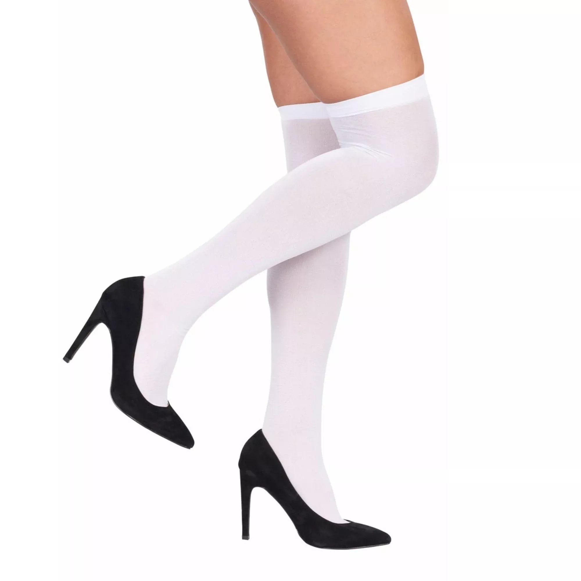 White Stockings White Costume Accessory