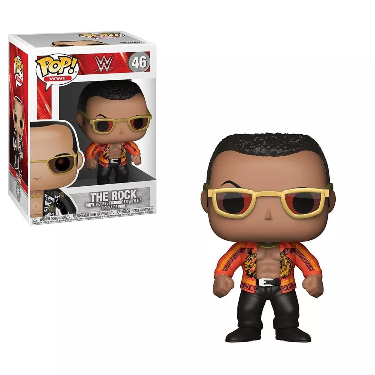 WWE POP Vinyl Figure: The Rock, Old School (Chase)